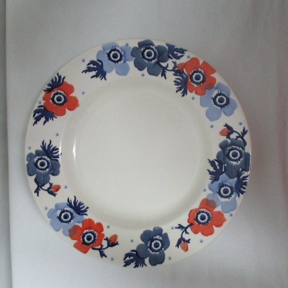 Emma Bridgewater Liberty Anemone dinner plate floral flowers England Earthenware - Picture 1 of 9